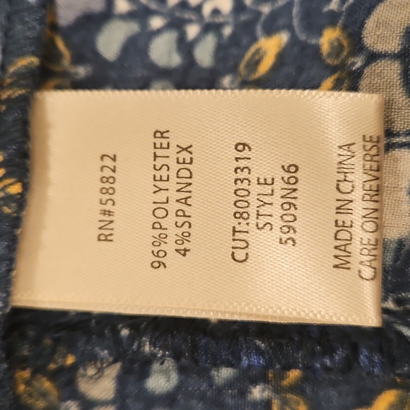 💕MAX STUDIO Elbow Sleeve Ruffle Midi Dress Spruce Fold Flower Grid Panel L NWT - Picture 13 of 14